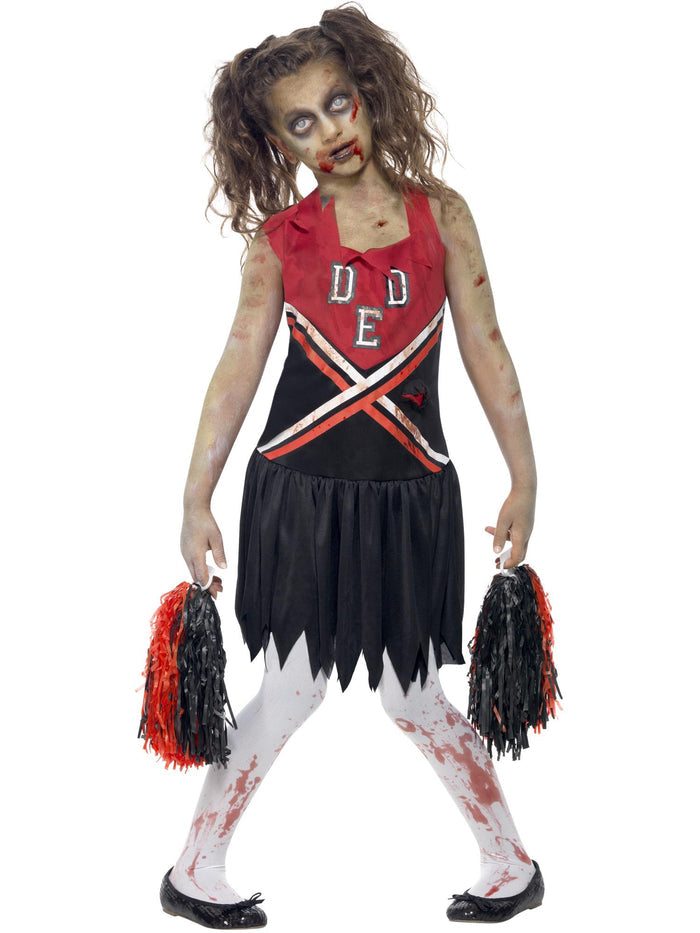 Zombie Cheerleader Child Girl's Costume