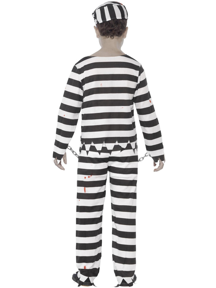 Zombie Convict Child Boy's Costume