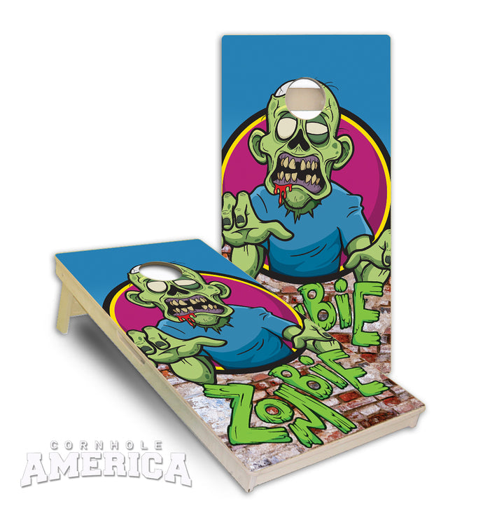 Zombie Monster Cornhole Boards