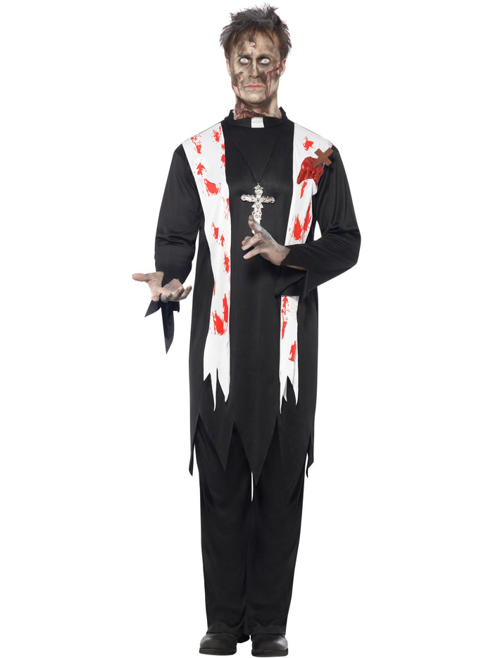 Zombie Priest Adult Men's Costume