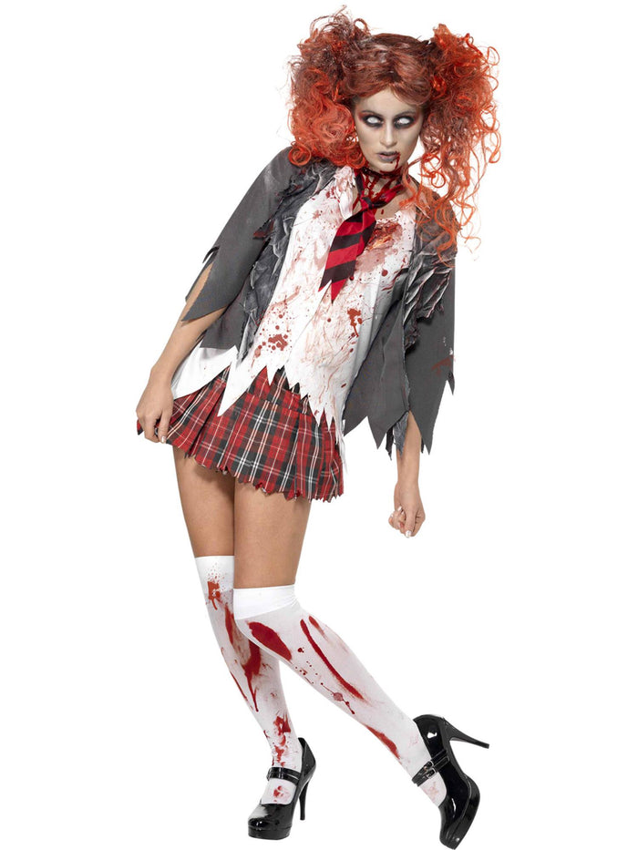 Zombie Schoolgirl Adult Women's Costume