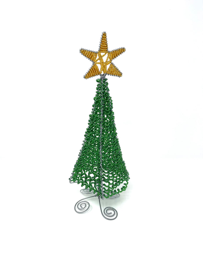 Green Tree with Gold Star