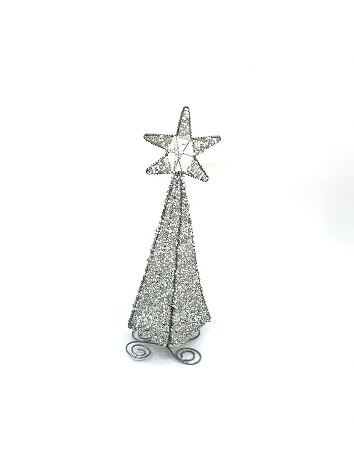 Zulu Medium Hand Beaded Standing Christmas Tree