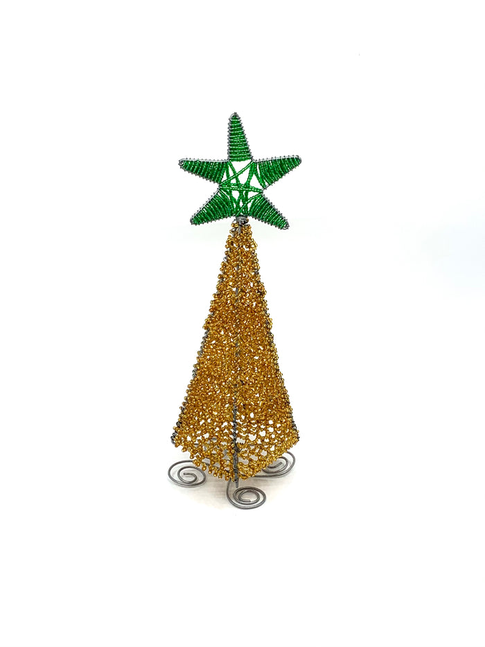Zulu Medium Hand Beaded Standing Christmas Tree